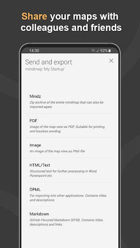 Mindz - Mind Map (Free) Structure ideas simply screenshot 5