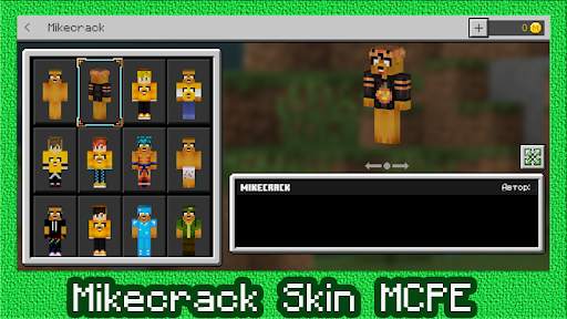 Mikecrack skins for Minecraft PE screenshot 2