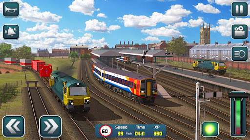 Euro Train Driver Train Games screenshot 6