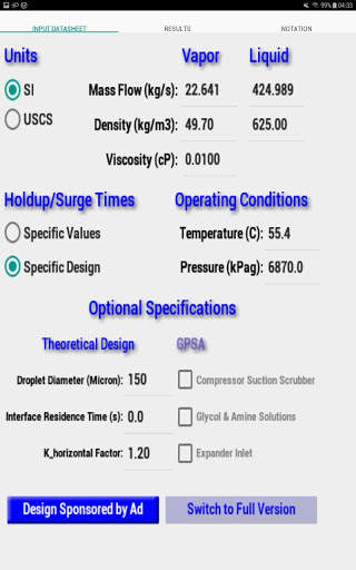 Two Phase Separator Lite screenshot 15