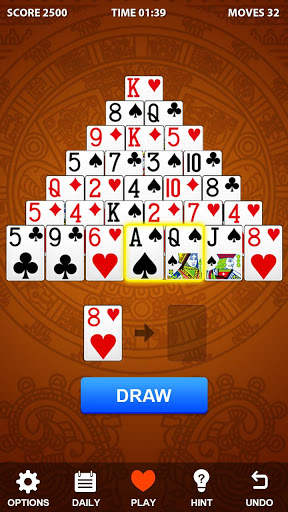 Pyramid Solitaire screenshot 1