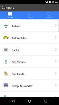 HelloINDIA -TollFree Emergency screenshot 1