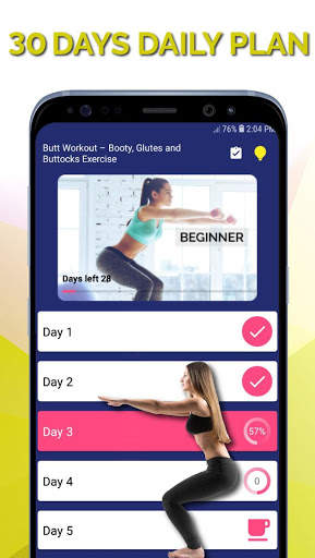 Butt Workout – Booty, Glutes & Buttocks Exercise screenshot 2
