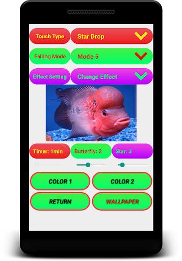 Flowerhorn Fish Live Wallpaper screenshot 6