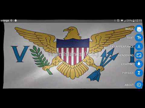 Flags Live Wallpaper screenshot 1