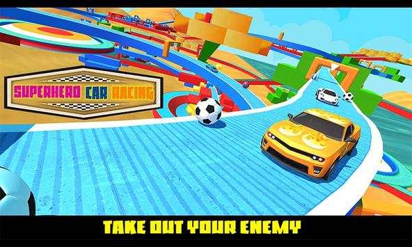Superhero Car Super Stunts Driving Simulator screenshot 5