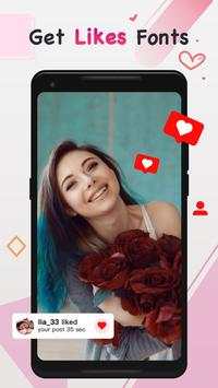 Likes Colorful Fonts for Instagram Posts screenshot 1
