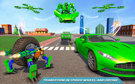 Spider Wheel Robot Car Game 3d screenshot 5