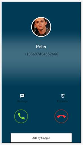 Toms Holland Call me : Fake Call and wallpapers screenshot 3
