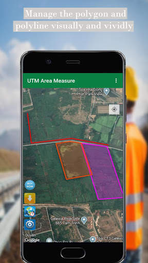 UTM Area Measure स्क्रीनशॉट 1