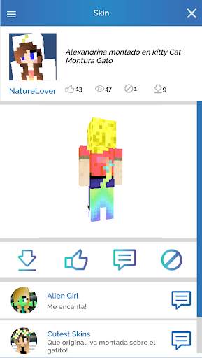 QB9 3D Skin Editor per Minecraft screenshot 6