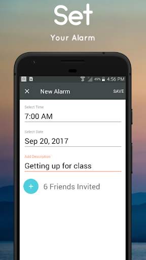 WakeMe Social Alarm Clock screenshot 1
