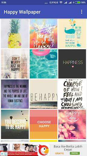 Happy Wallpaper screenshot 1