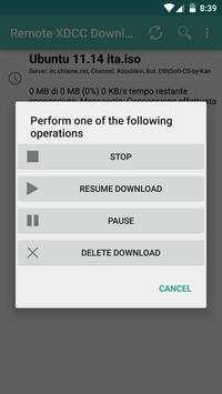 Remote XDCC Downloader Free 8 تصوير الشاشة