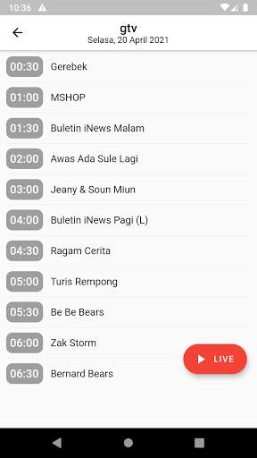 Acara TV Harian screenshot 4