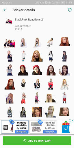 WA Kpop Stiker screenshot 4