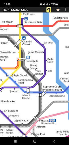 Delhi Metro Map screenshot 4