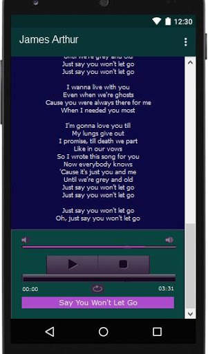 James Arthur Lyrics Music screenshot 3