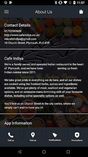 Cafe Indiya screenshot 2