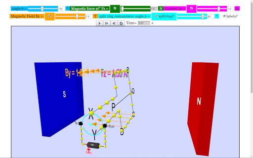 DC Motor 3D Simulator Lab screenshot 4