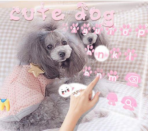 Cute Dog Keyboard Theme screenshot 3
