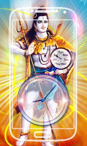 Lord Shiva Clock Live Wallpaper screenshot 6
