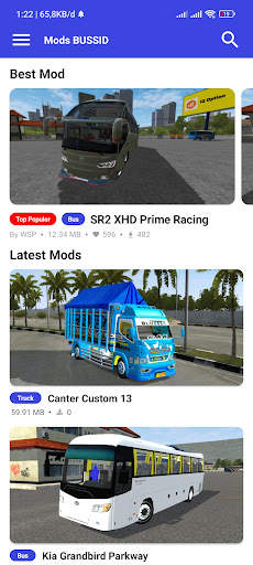 Mod Bussid SR2 STJ Draka screenshot 3
