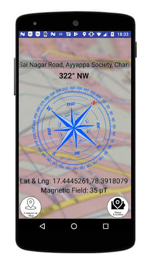 Compass On Map screenshot 1