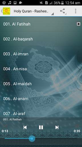 Abdul Rashid Sufi Quran Offline mp3 screenshot 2
