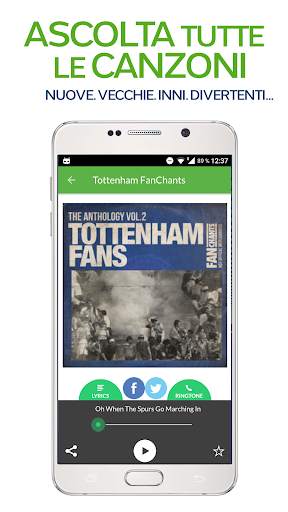 FanChants: Canzoni e Cori dei Tifosi Tottenham screenshot 2