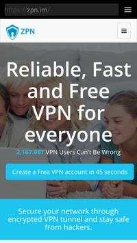 Unblock Websites Proxy Browser screenshot 1