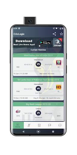 Cricket Live Score - Instant Live Chat and Score screenshot 2