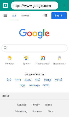 Indian High Speed Browser screenshot 5