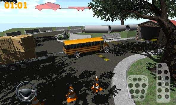 3D School Bus Parking screenshot 6