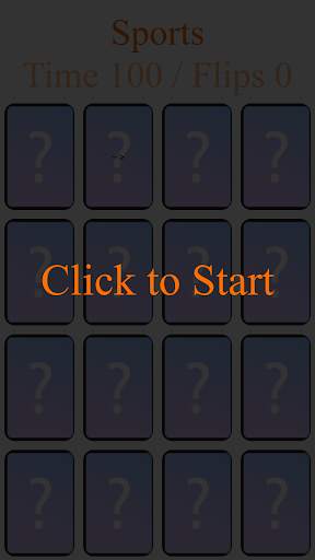 Memory Game - Sports screenshot 1