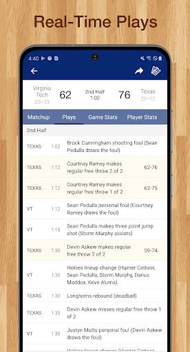 Scores App: College Basketball screenshot 2
