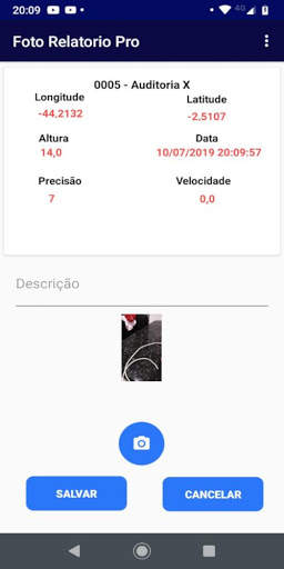 Foto Relatório screenshot 2
