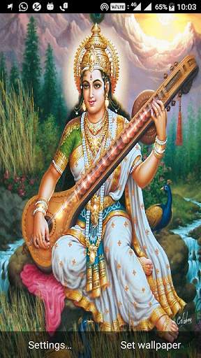 Sarswati Live Wallpaper screenshot 4