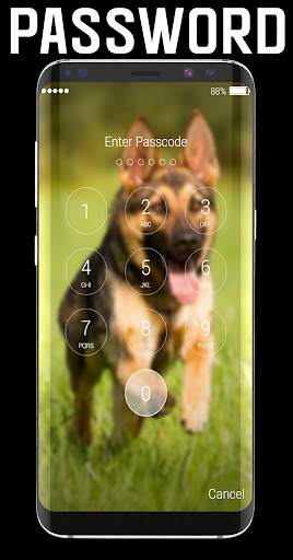 German Shepherd Dog Lock Screen screenshot 2