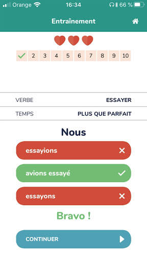 Club Parachute - Conjugaison screenshot 4
