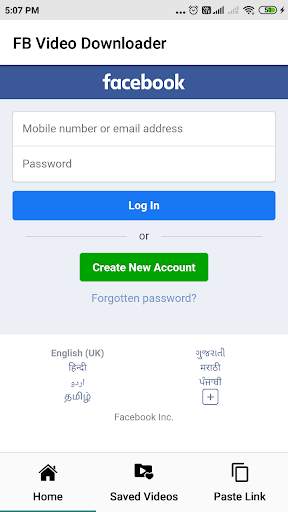 Video Downloader For FB - Free Video Downloader screenshot 1