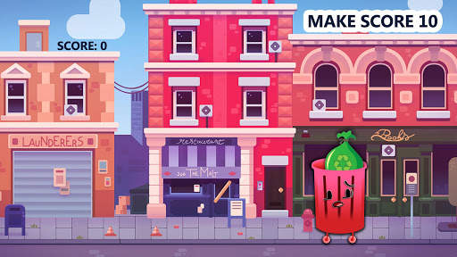 Touch game - Trash Throw screenshot 3
