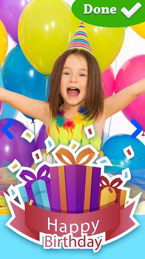 Happy Birthday Frame For Pictures Photo Editor 6 تصوير الشاشة