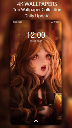 Anime Girl Live Wallpaper - Auto Change Wallpaper screenshot 2