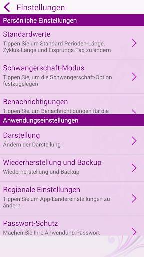 Mijn Periode Tracker /Kalender screenshot 5
