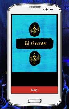 ed Sheeran Song with Lyrics screenshot 1