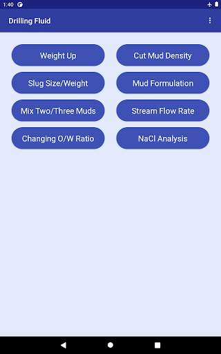 Drilling Fluid App 9 تصوير الشاشة