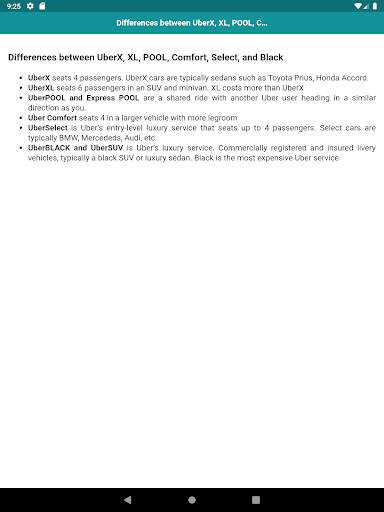 User guide for Uber driver app screenshot 9