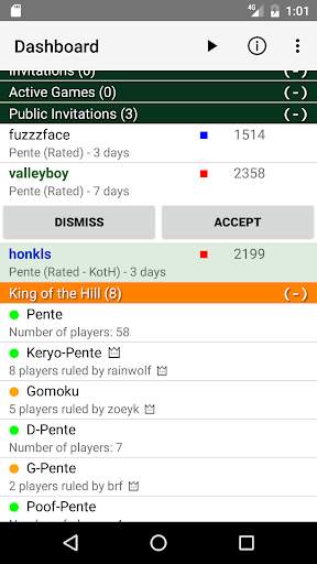 Pente Live screenshot 1