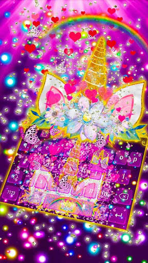 Keyboard pink unicorn screenshot 2